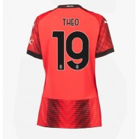 AC Milan Theo Hernandez #19 Hjemmebanetrøje Dame 2023-24 Kortærmet